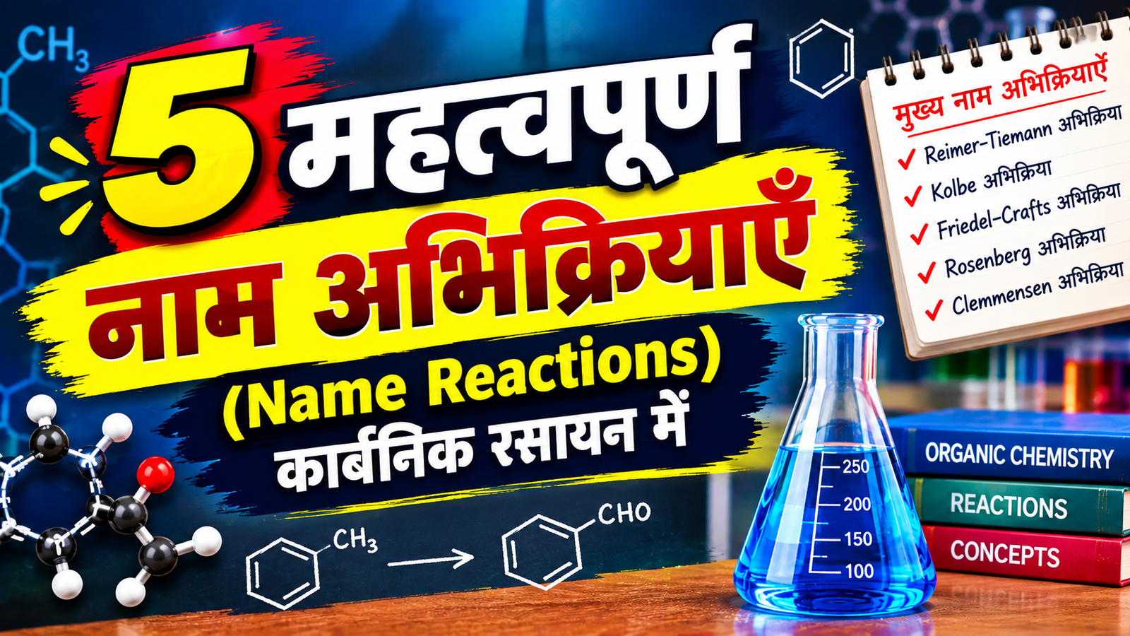 5 Important Organic Reactioneactions